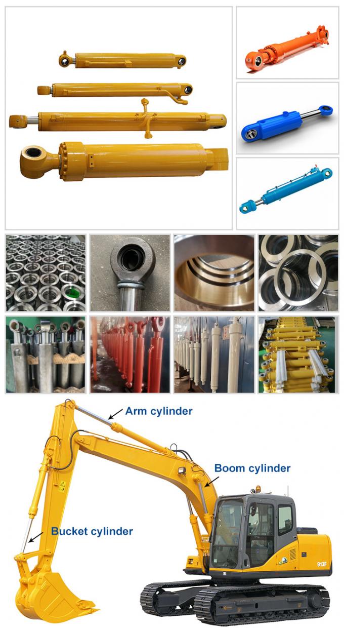 Wysokiej jakości PC220-7 hydrauliczny cylinder ramienia koparki 707-13-14550 4
