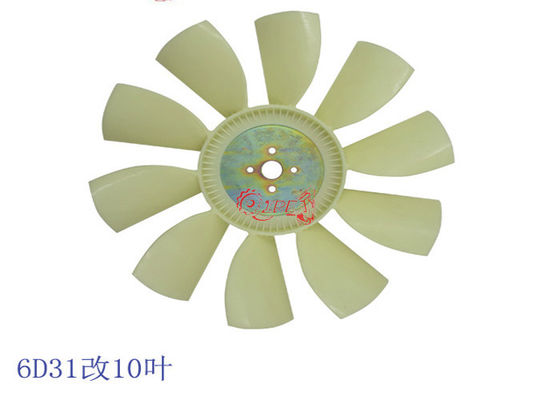 Excavator parts engine fan cooling 6D31 ME018185 fan blade with 4 holes 10 fan blades for HD700-5 HD700-7 SK200