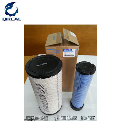Excavator Spare Parts PC110-7 PC130-7 excavator air filter element 600-185-2100