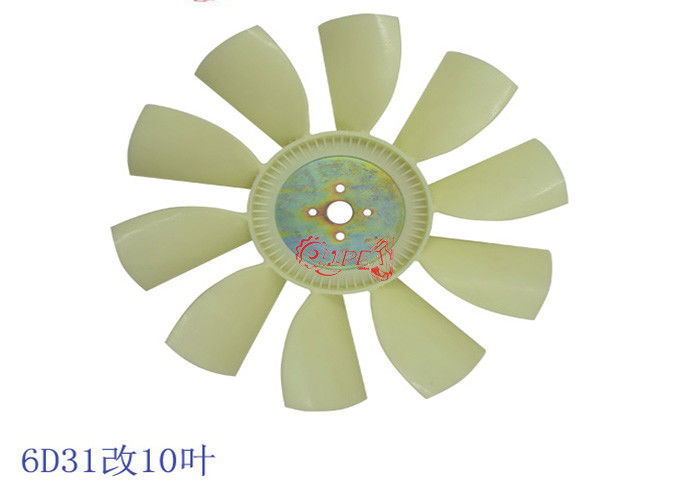 Excavator parts engine fan cooling 6D31 ME018185 fan blade with 4 holes 10 fan blades for HD700-5 HD700-7 SK200