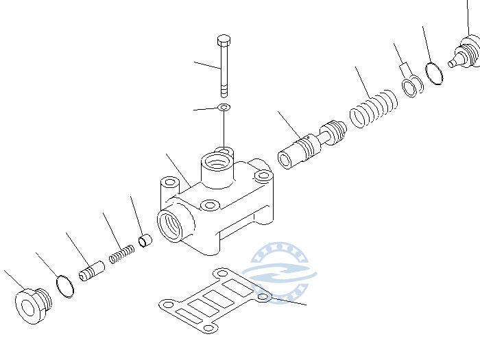 Excavator Spare Parts Valve Assy 14X-49-00010