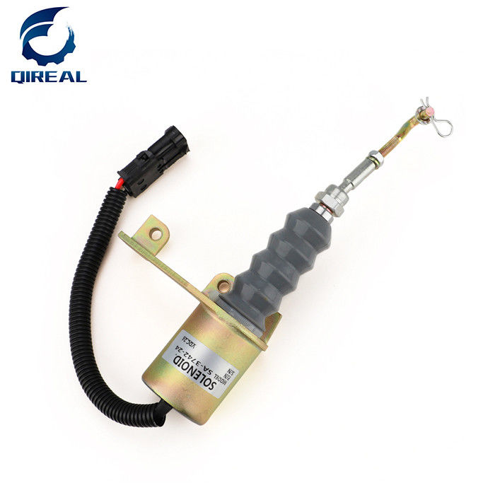 for  excavator spare parts 12v shut off solenoid valve 3974947 SA-3742-24 SD008A2