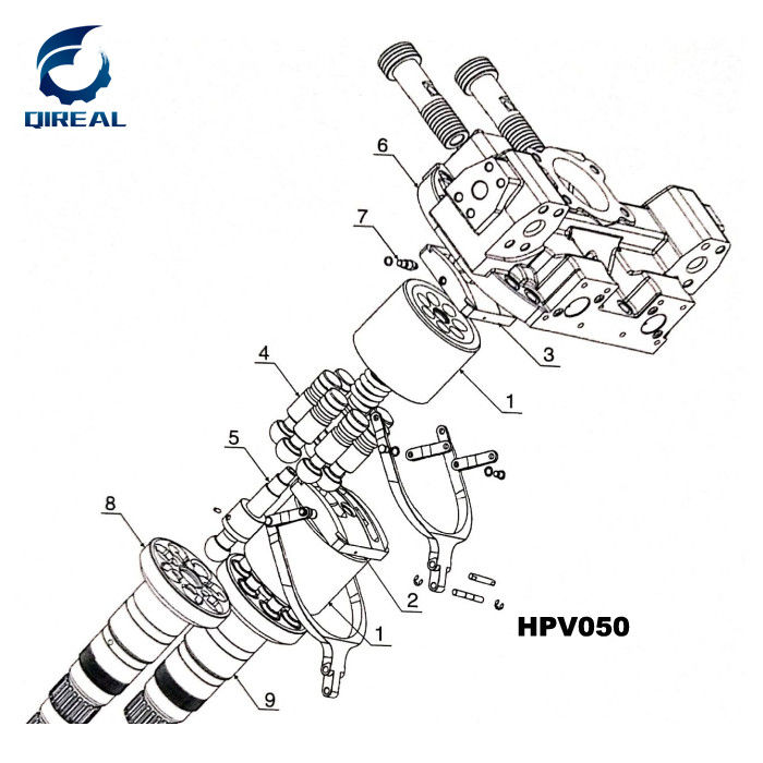 HPV145 Hydraulic Main Pump Repair Kit For Hitachi EX300-3 Excavator